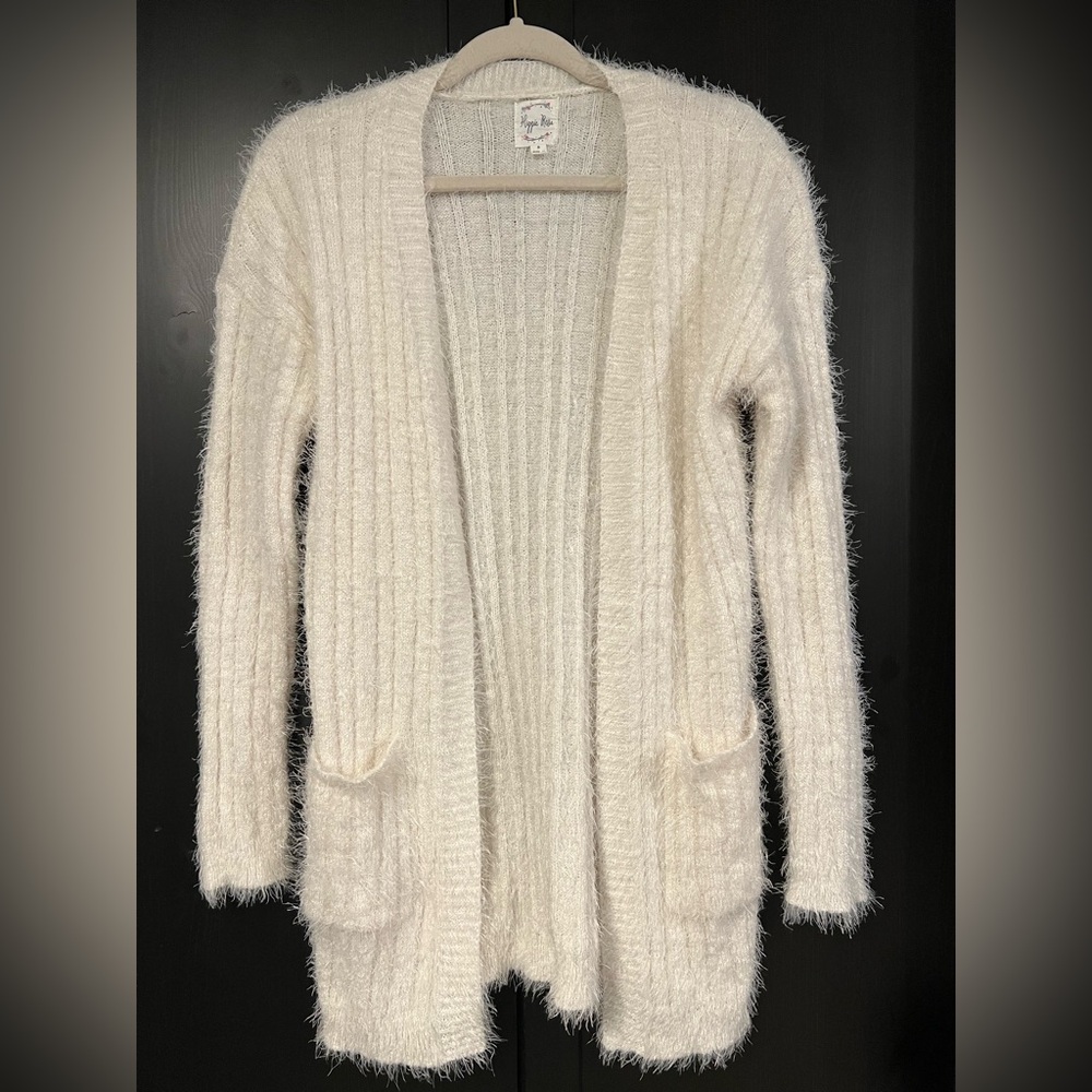Hippie Rose Open-Front Sweater